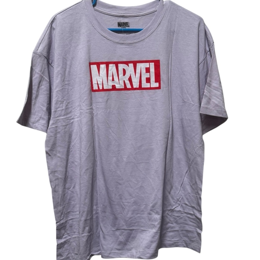 Marvel Red and Gray Short Sleeve Black Panther Tee Shirt